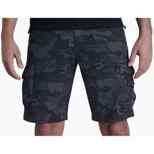 Kuhl Men's Cargo Shorts - Black Camo